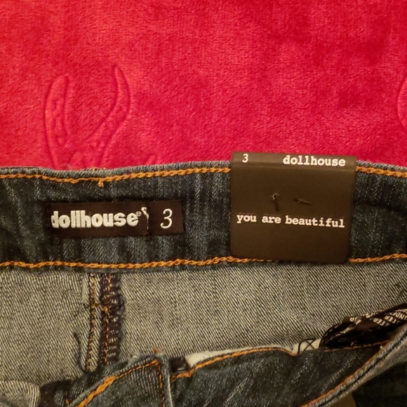 Denim frayed mini skirt - Picture 4 of 4